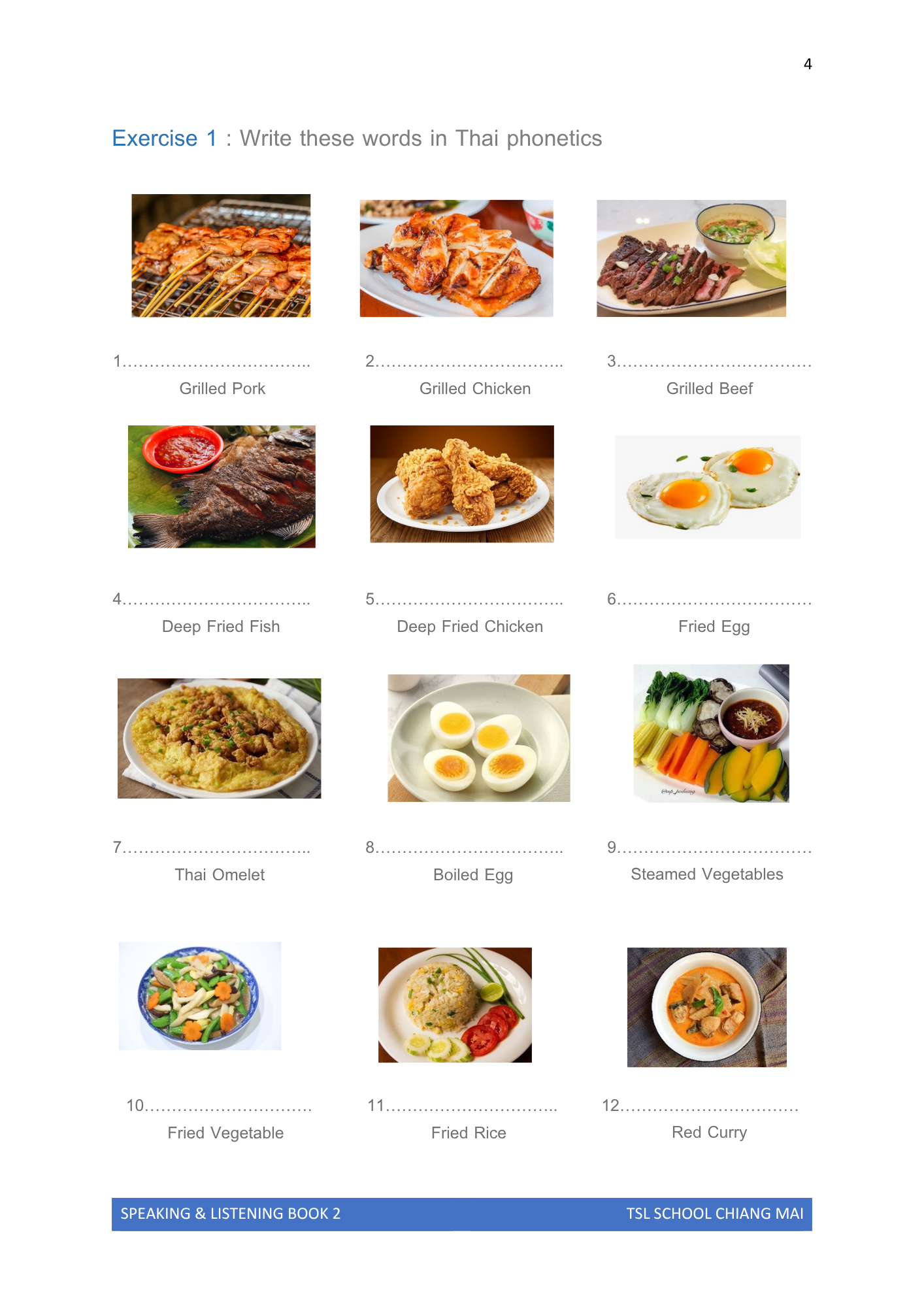 Thai level 2 (with phonetic transcription)  CEFR A1