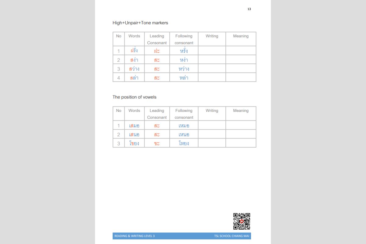 Reading & Writing 3 (RW3)