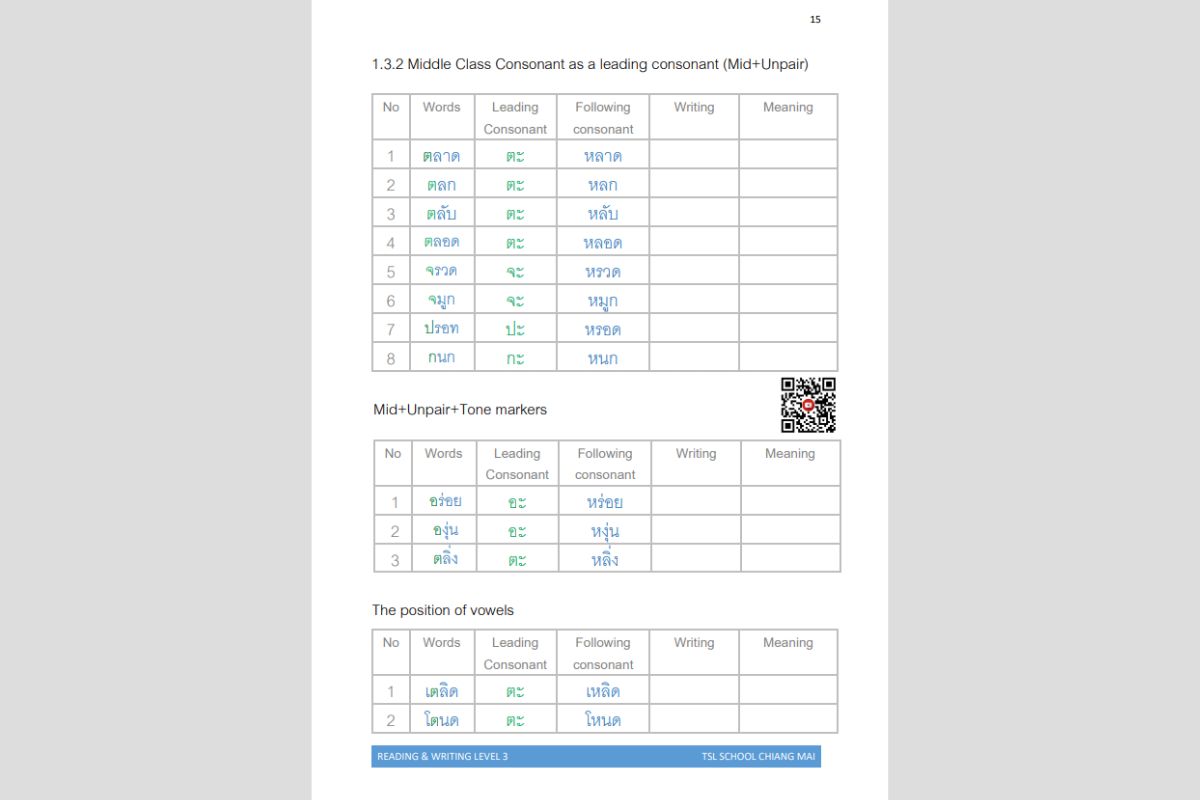 Reading & Writing 3 (RW3)