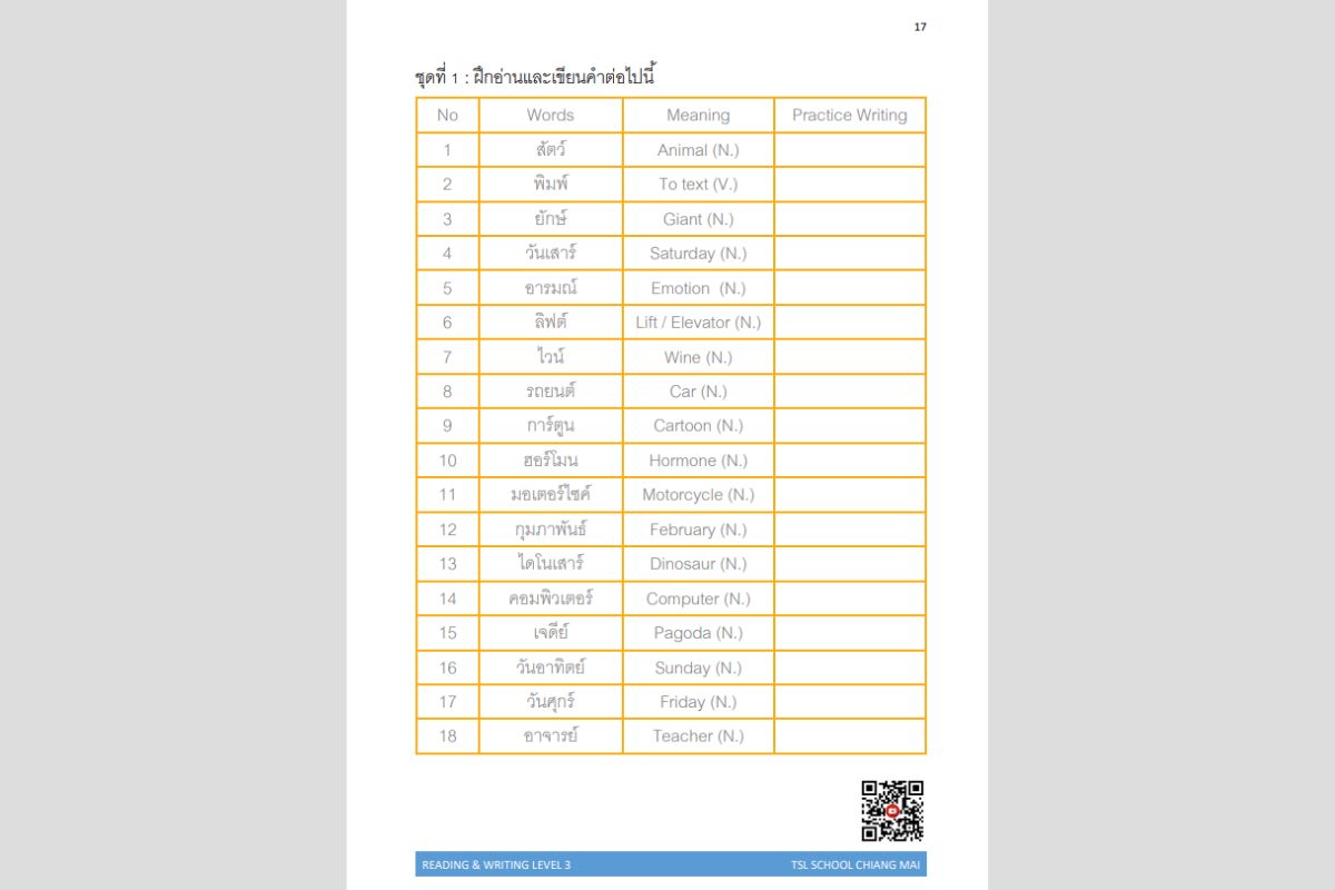 Reading & Writing 3 (RW3)