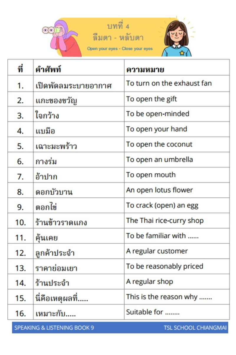 Thai level 8 (with Thai alphabet only) 