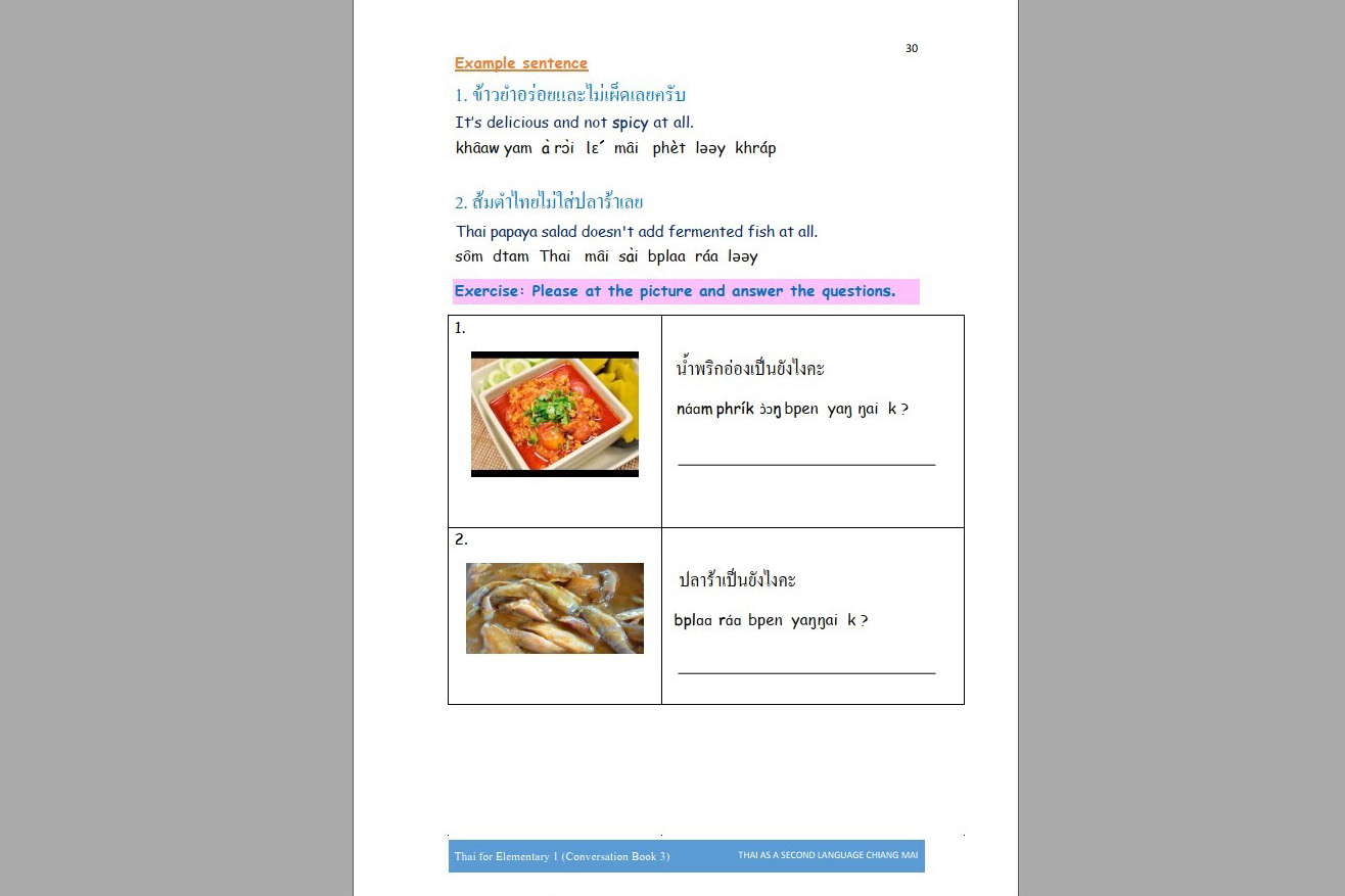 Thai level 3 (with phonetic transcription)