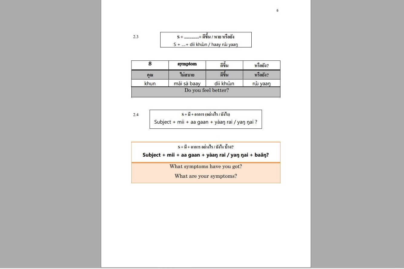Thai level 4 (with phonetic transcription)